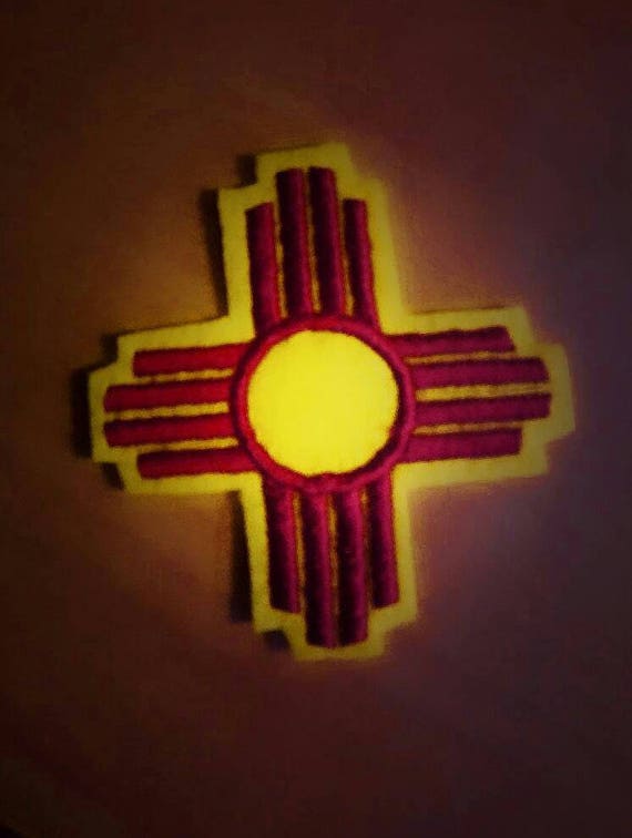 New Mexico Zia symbol iron embroidery design file