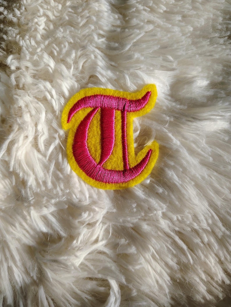 2 inch Letter embroidered patch Old English image 4