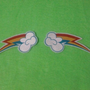 double rainbow patch set