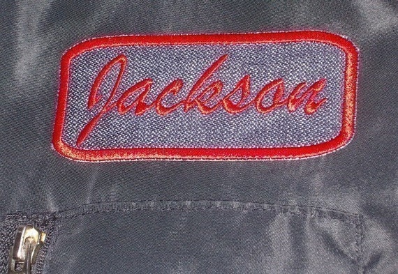 Denim Name Patch