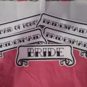 Naampatch tattoo extra groot formaat voor vrijgezellenfeest 5 st.