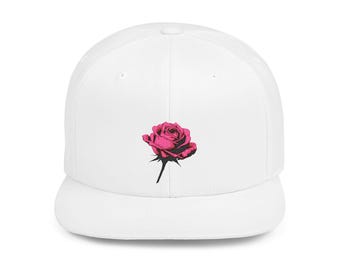 Snapback - Pink Rose - Embroidery Collection