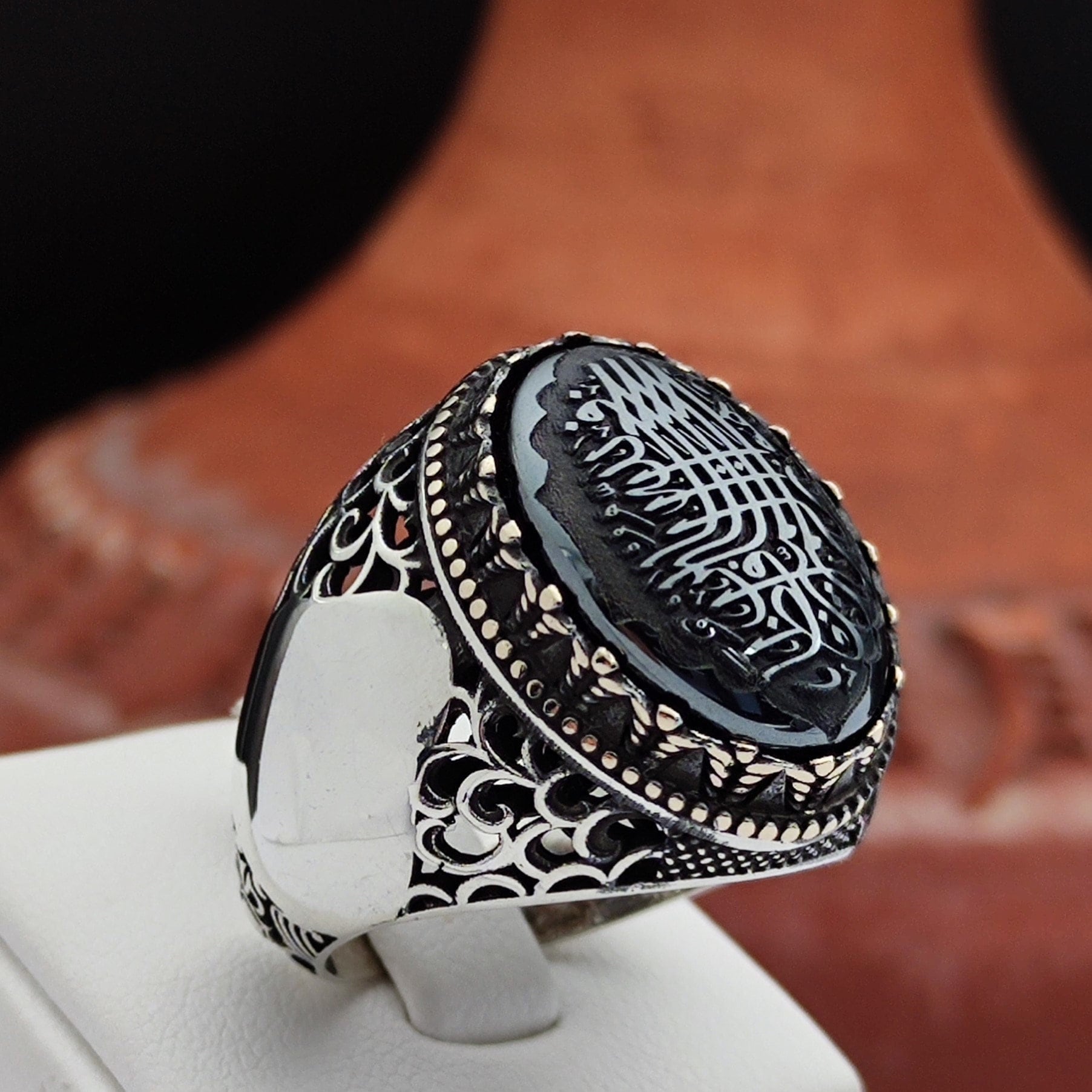 Verse 64 of the Surah Yusuf is Engraved on the Hematite Stone. 925