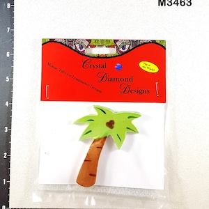 Palm Tree - Handmade Kiln Fired Ceramic Mosaic Tiles for your Projects  M3463