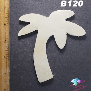 Bisque -Palm Tree - Kiln Fired  Handmade Tiles B120