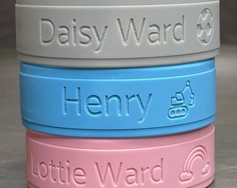 WATER BOTTLE BAND - Personalised Silicone Bottle Bands | Custom Bottle Band | Water Bottle Accessory | Bottle Customisation. 70mm Diameter