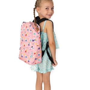 Tiddlers & Nippers Backpack | Kids School Bag / Rucksack | Ideal for School, Nursery, Holidays and Travel. Side Pocket. Can be personalised.