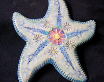 Starfish Star Fish Decorative Ceramic Wall Art Tile 6x6 Starfish Star Fish Decorative Ceramic Wall Art Tile 6x6