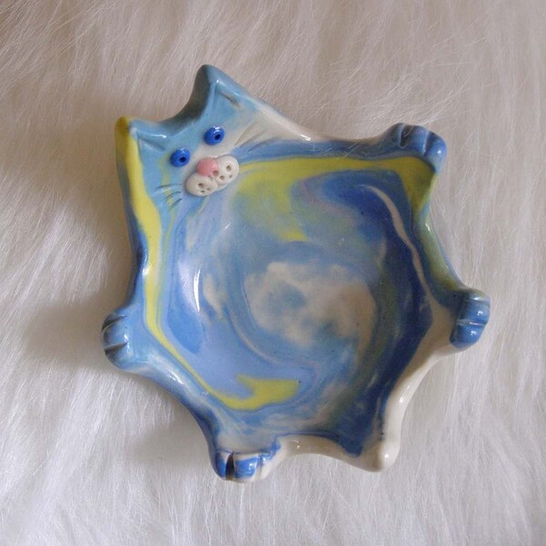 Ceramic Cat Dish