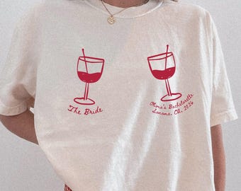 Wine Bachelorette Party Shirts, Vino Before Vows Tee, Wine Club Shirt, Napa Valley Bachelorette, Bridal Party Shirt, Comfort Colors Tee