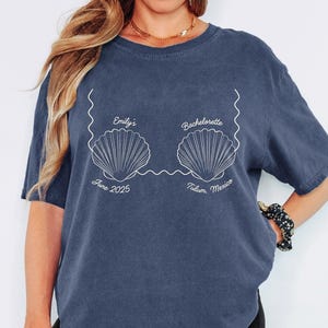 Custom Beach Bachelorette Comfort Colors Shirt: Mermaid Party