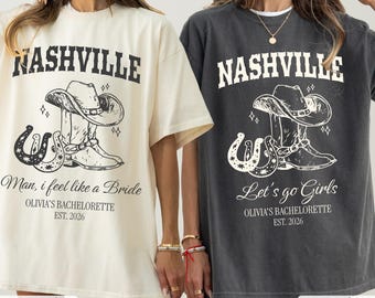 Custom Nashville Bachelorette Shirts, Rodeo Bachelorette, Cowgirl Bachelorette, Funny Bachelorette Shirts, Nashville Bridal Shirt
