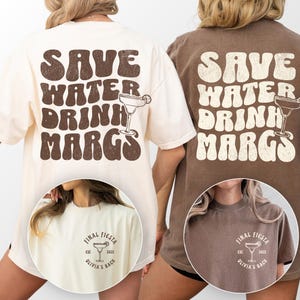 Margs and Matrimony Bachelorette Party Comfort Colors Shirt
