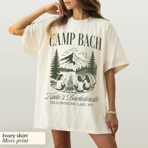 Vintage Camp Bachelorette Shirt: Retro Bridal Party Tee