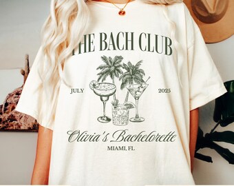Charleston Bachelorette Shirt: Custom Cocktail Club Tee