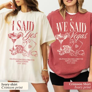Camisetas de despedida de soltera en Las Vegas, camisetas personalizadas para despedida de soltera en casino, camisetas de cóctel para despedida de soltera, artículos personalizados de lujo para despedida de soltera