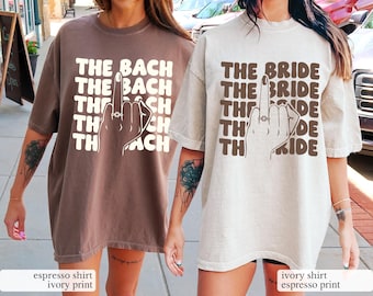 The Bach Club Comfort Colors Custom Bachelorette Party T-Shirt - Unisex Cotton Tee, Personalized Design Options