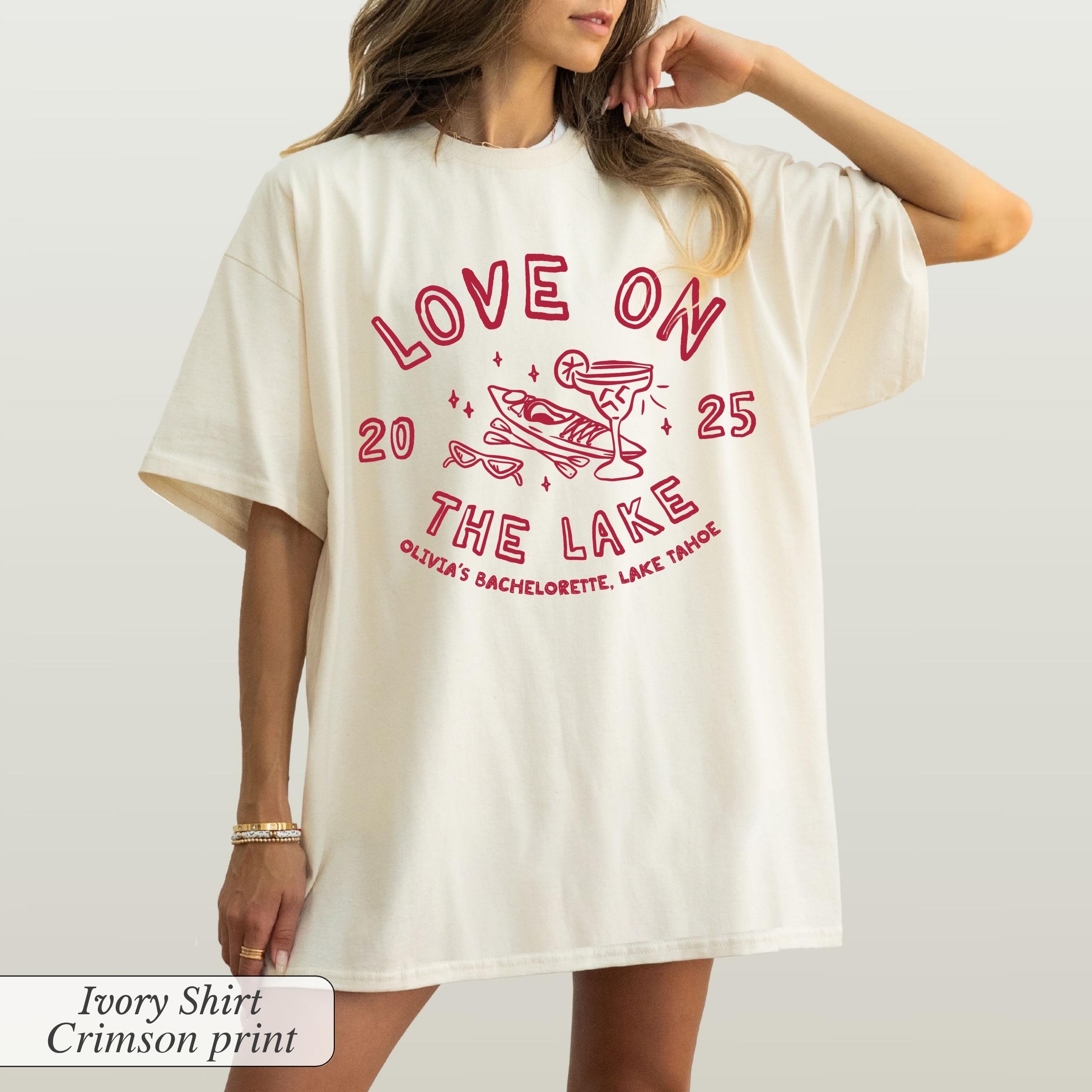 Comfort Colors Bachelorette Party Shirt: Love on the Lake Margarita Trip