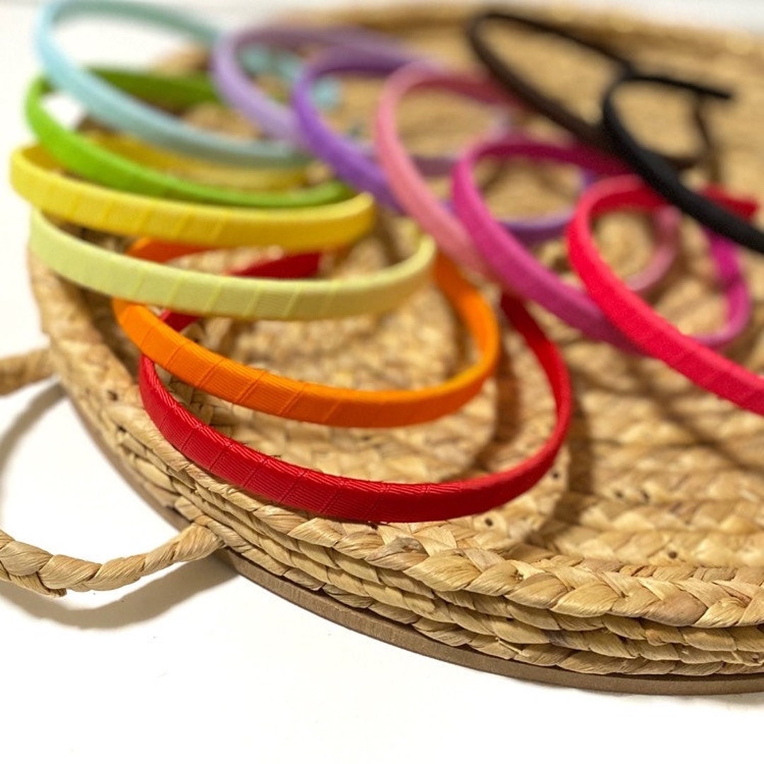 Ribbon Wrapped Headbands, Hard Headbands, Woven Headbands, Toddler