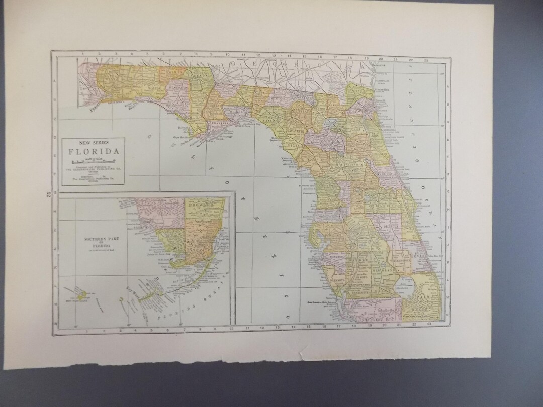 Map United States Florida Geographical Map Company Etsy Il 1080xN.6270426783 Bx6r