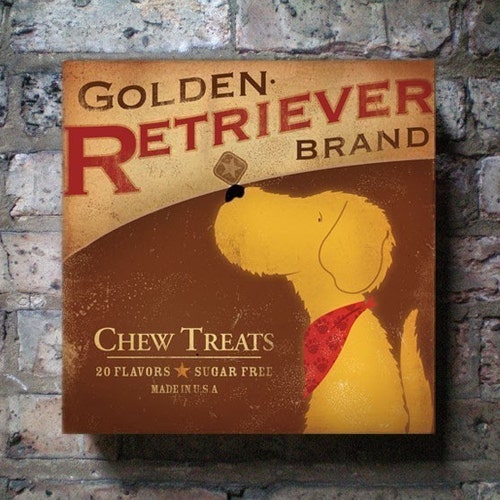 Golden Retriever Dog Soap Company Bathroom Washroom Unframed Etsy