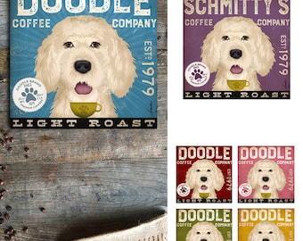 doodle, labradoodle, goldendoodle, dog, art, coffee, mocha, choka, CANVAS, fowler, coffee bar