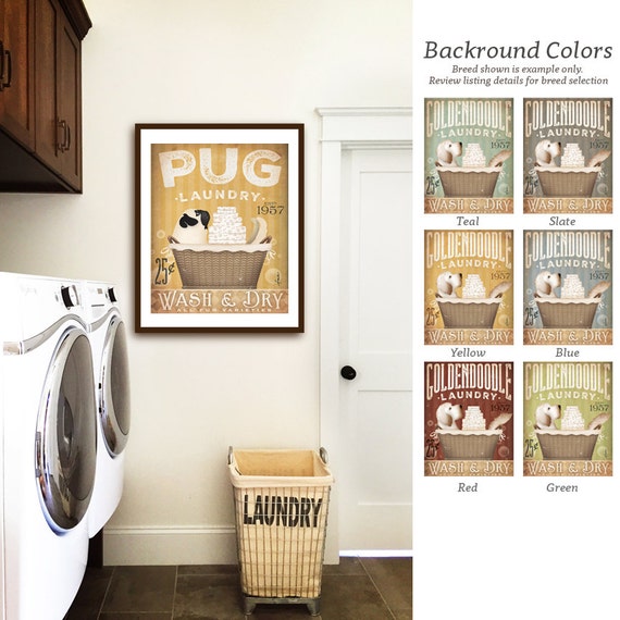 Pug & Bones Laundry Basket Pug & Bones Laundry Basket