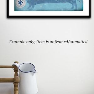 Dachshund dog laundry house laundry room artwork giclee archival signed artists print by Stephen Fowler Pick A Size