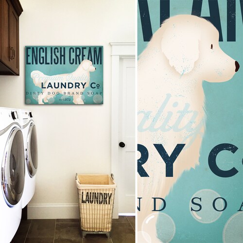English Cream Golden Retriever Dog Laundry Soap Company Etsy