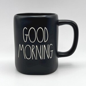 Rae Dunn GOOD MORNING Coffee Mug - Artisan Collection image 1
