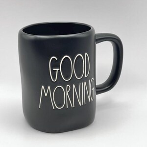 Rae Dunn GOOD MORNING Coffee Mug - Artisan Collection image 9