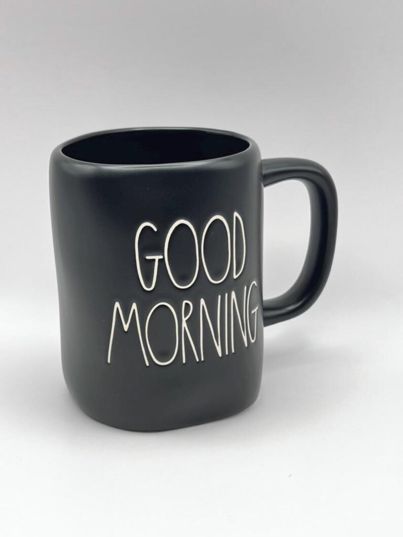 Rae Dunn GOOD MORNING Coffee Mug - Artisan Collection image 9