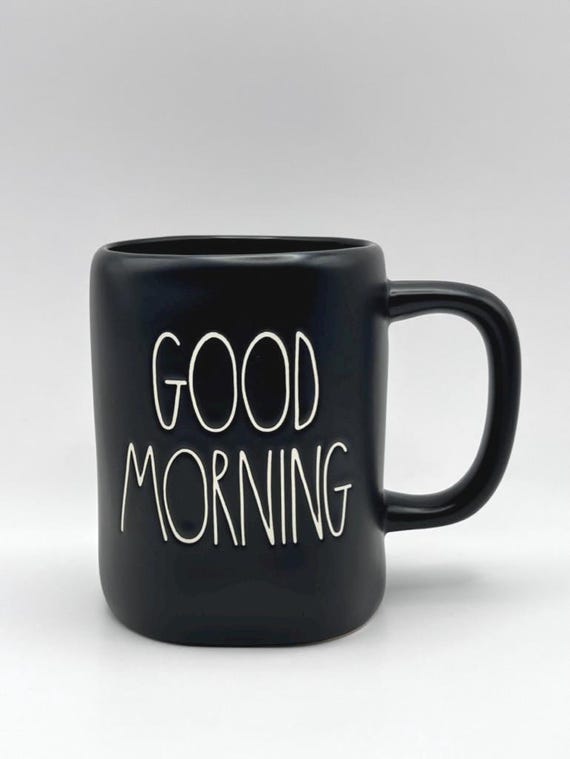 Rae Dunn GOOD MORNING Coffee Mug - Artisan Collection