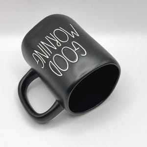 Rae Dunn GOOD MORNING Coffee Mug - Artisan Collection image 3