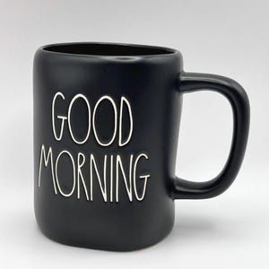 Rae Dunn GOOD MORNING Coffee Mug - Artisan Collection image 8