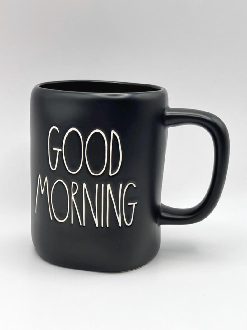 Rae Dunn GOOD MORNING Coffee Mug - Artisan Collection image 8