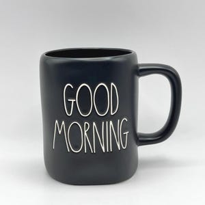 Rae Dunn GOOD MORNING Coffee Mug - Artisan Collection image 5