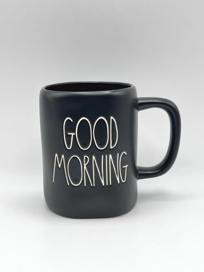 Rae Dunn GOOD MORNING Coffee Mug - Artisan Collection image 5