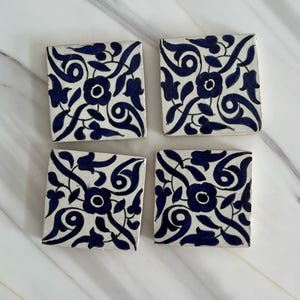 Moroccan Handmade Decorative Tiles - Authentic Home Decor Design - Zellige 10 x 10 cm Moroccan Traditional Made
