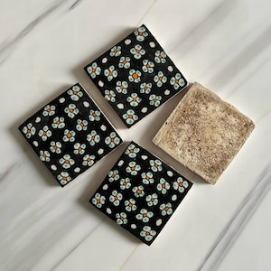 Moroccan Handmade Decorative Tiles - Authentic Home Decor Design - Zellige 10 x 10 cm Moroccan Traditional Made