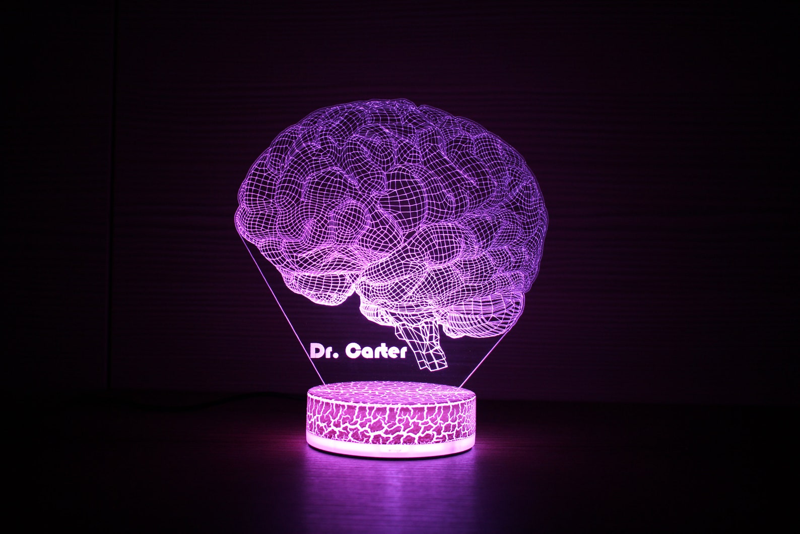 Brain Lamp Neurologist Gift Brain Light Gift for Neurologist 3D Brain ...
