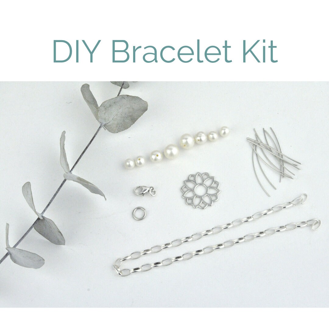 Make your own Bracelet, Diy jewelry making kit, Craft kit for