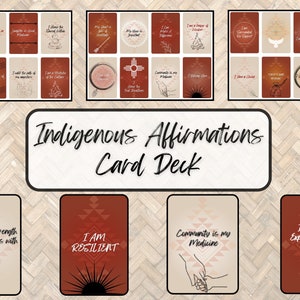 Cartes d'affirmation amérindiennes : 40 cartes imprimables