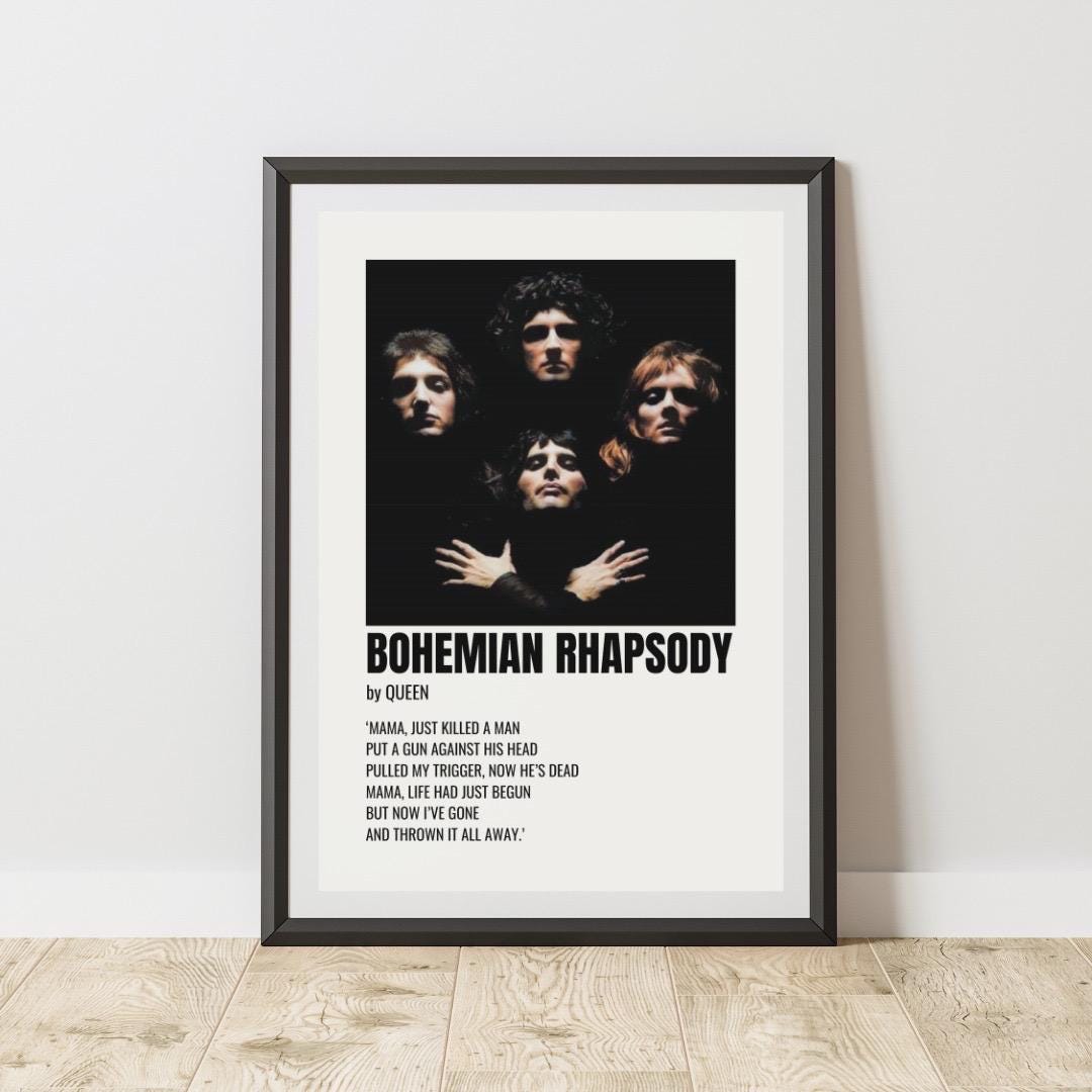 Poster Vintage Freddie Mercury Sur Toile - Concert Live Aid Wembley 1985