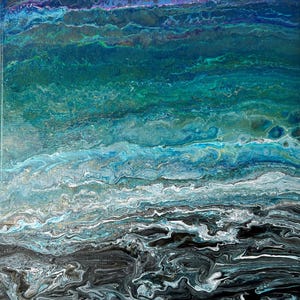 Original acrylic painting | abstract wall art | Medium canvas | 51x40 cm