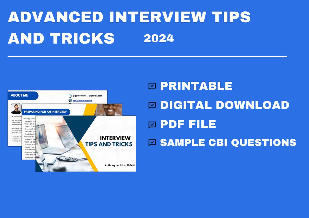 All Interview All in One Advanced Interview Tips Guide for Competency Based ...