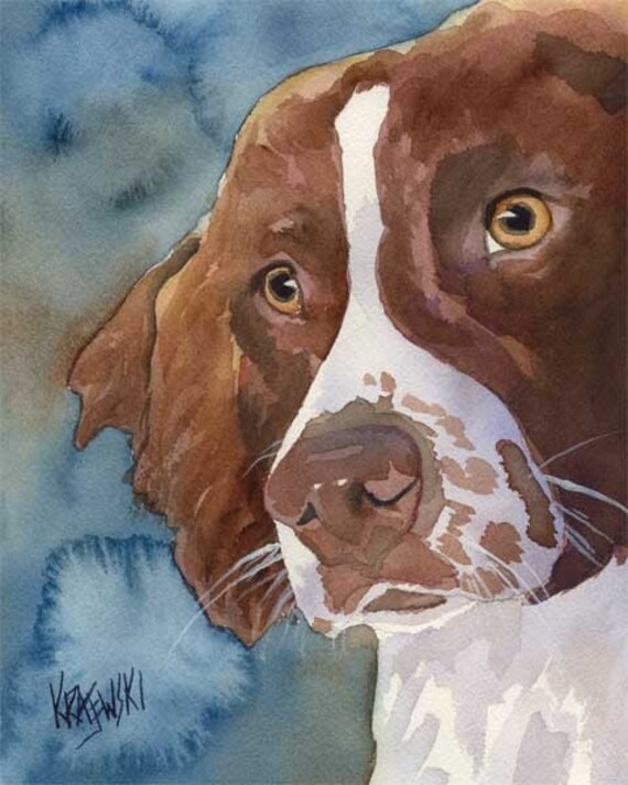 Golden Retriever 11x14 signed art PRINT RJK from original acrylic painting