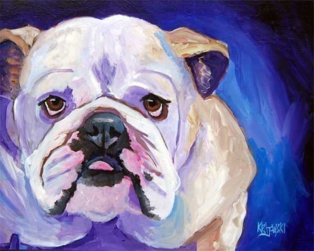 Bulldog painting store hobby lobby