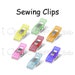 100 Mini Sewing Clip / Quilting Clips /Binding Clips / Craft Clips / Knitting and Crocheting Clips / Plastic Clips