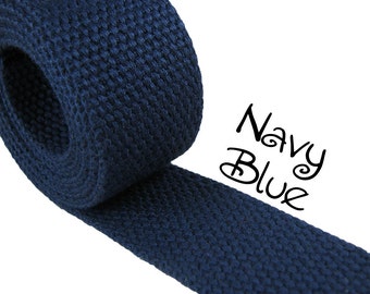 Outdoor Activities Dog Leashes Purse Strap CRAFTMEmore Navy Blue Nylon Webbing Heavy Duty Strap for Arts Crafts